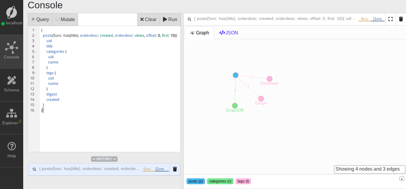 dgraph-post